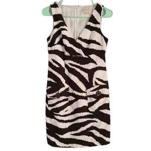 MICHAEL MICHAEL KORS ANIMAL PRINT SHEATH D…